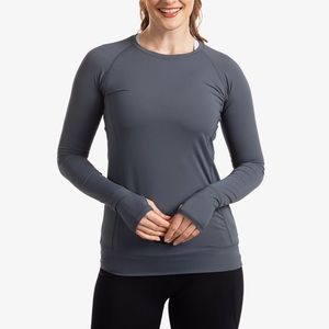 Bloq UV Charcoal Smoke Grey Pullover Medium 50+ UPF